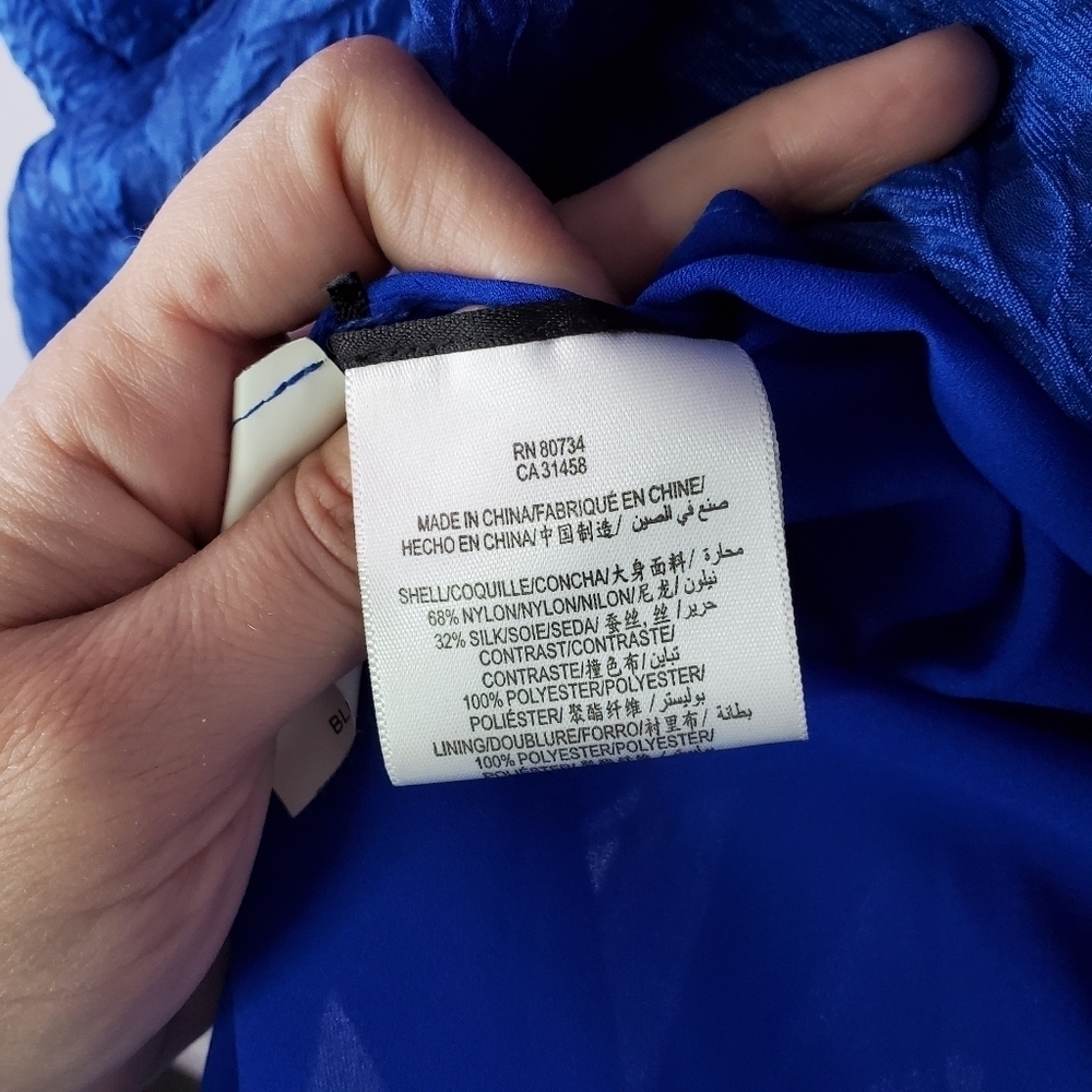BCBGMaxAzria Blue Prom Dress Small - Picture 8 of 8